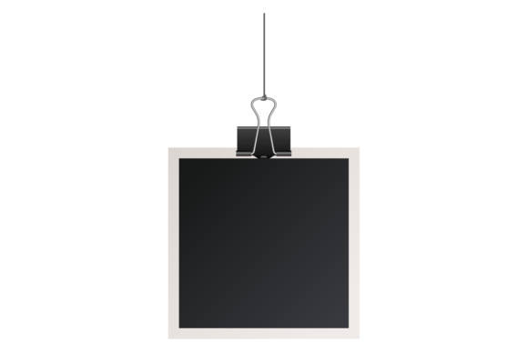 Blank Picture Frame Attach Mockup for Crafting and Graphics