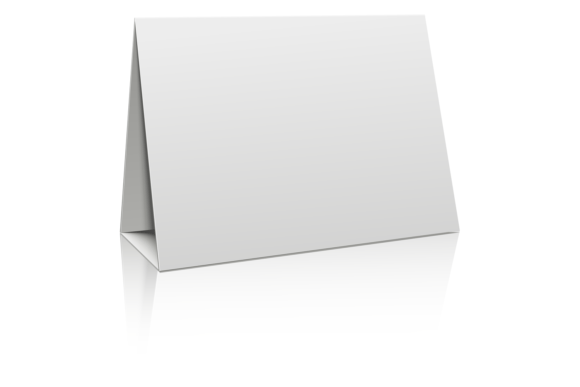 Folded Table Calendar Mockup. White Real – A Versatile Graphic Design Asset