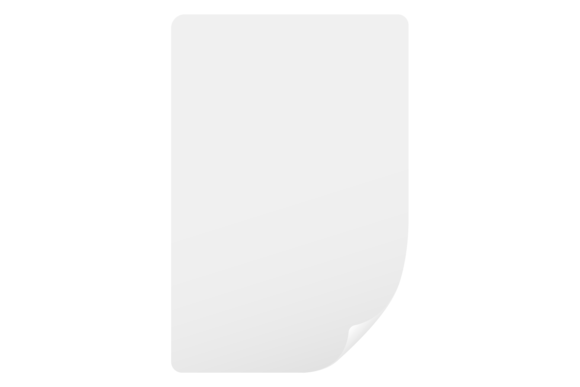 Peeled Corner Note Mockup for Graphics and Illustrations