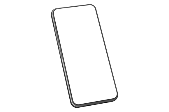 Phone Screen Frame Mockup: A Graphic Design Asset for Handmade Creations