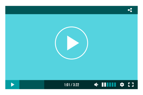 Web Video Player Mockup for Modern Branding and Marketing
