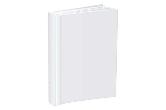 White Book Mockup for Crafting and Design Projects