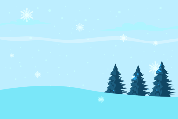 Winter Mockup – A Graphic Illustration for Seasonal Design Projects